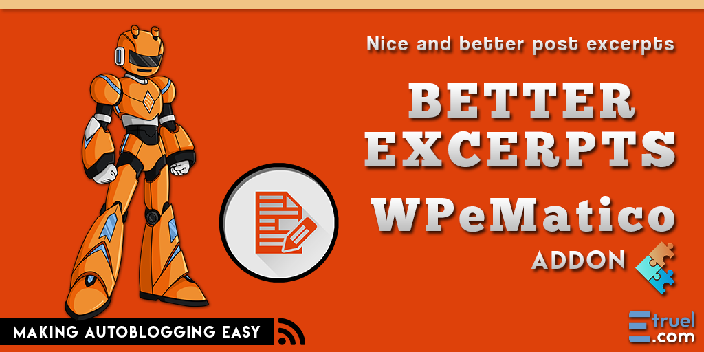 WPeMatico PLUS - wpematico better excerpts