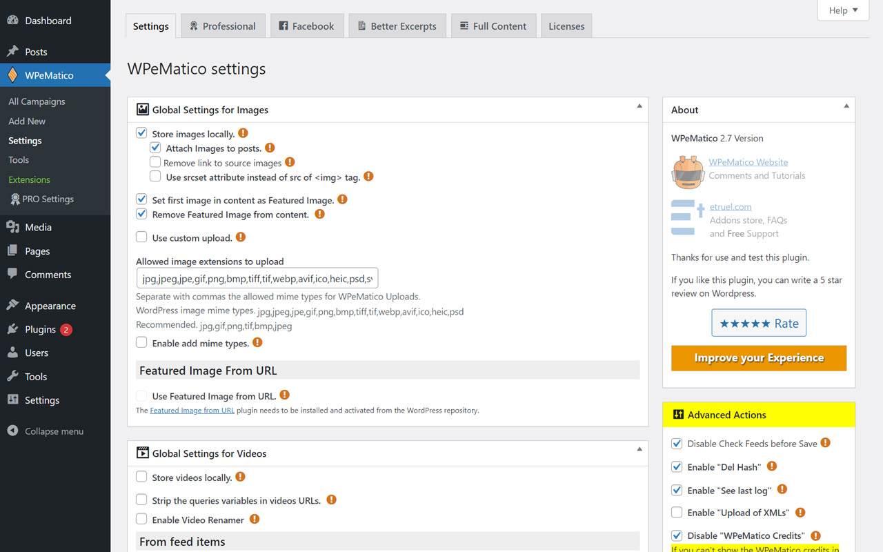 Get Started with WPeMatico easily without Frustrations! 2 Get started